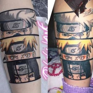 itachi kakashi and naruto tattoos