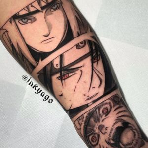 itachi minato and naruto tattoos