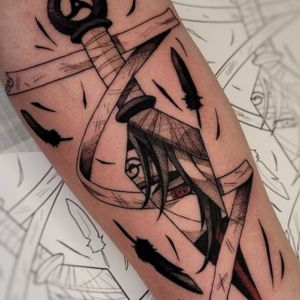 ninja itachi tattoo