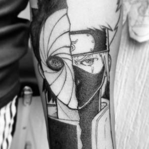 obito and kakashi tattoo