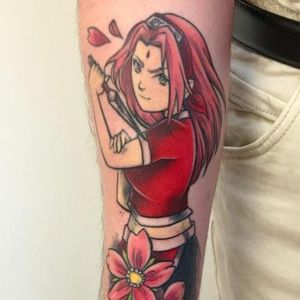sakura tattoo color