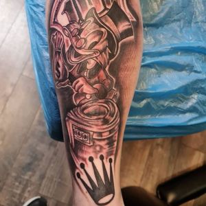 Cartoon Rolex Tattoo