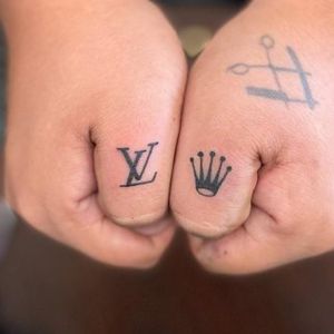 LV Rolex Tattoo